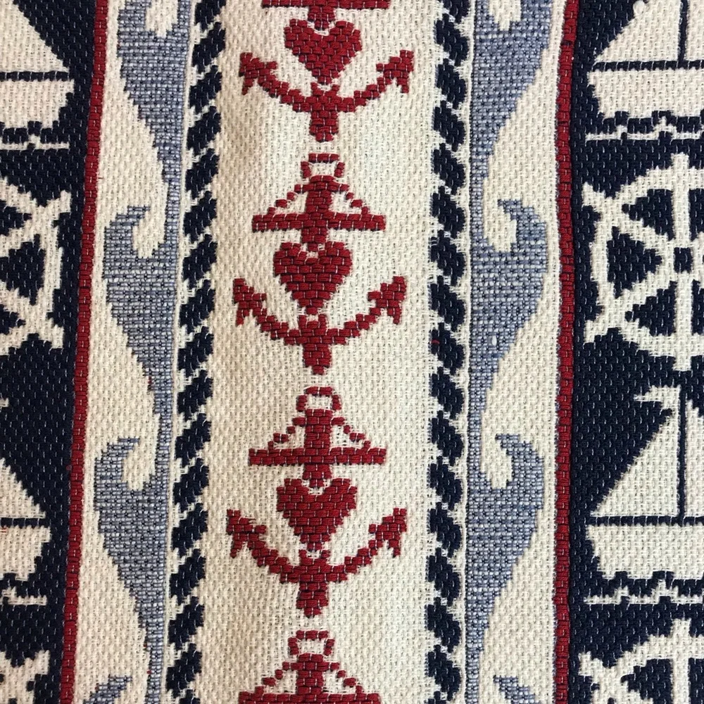 Nautical Placements Set Of 2 Seaside Red White Blue Anchor Boat Lighthouse Woven